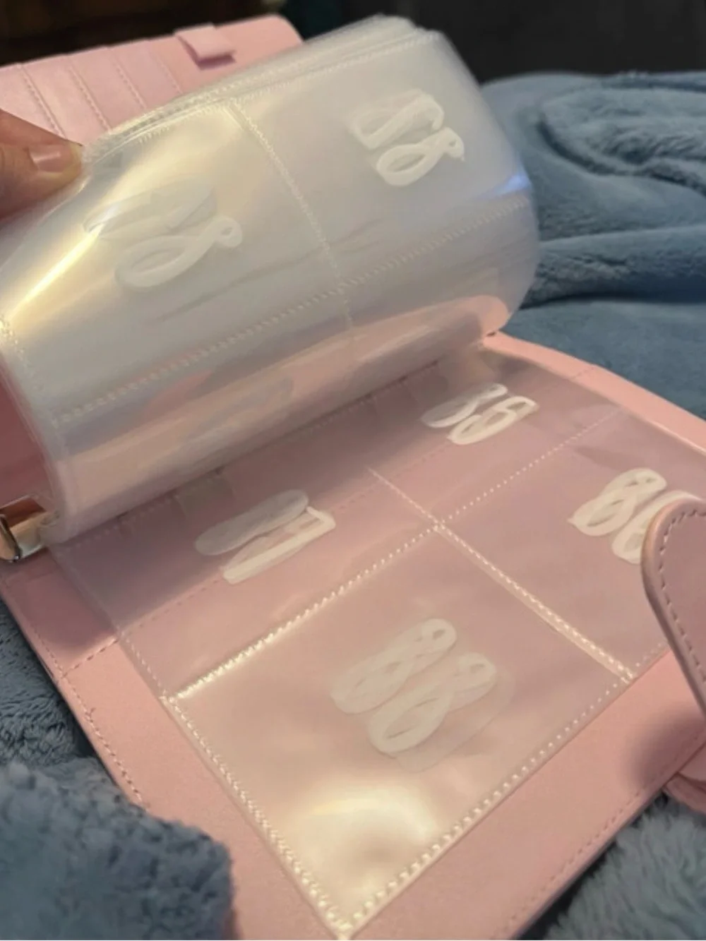 100 Envelope Savings Challenge Organizer Pink Finance Binder